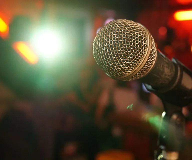Mic, stage, light, show, music, sound, sing