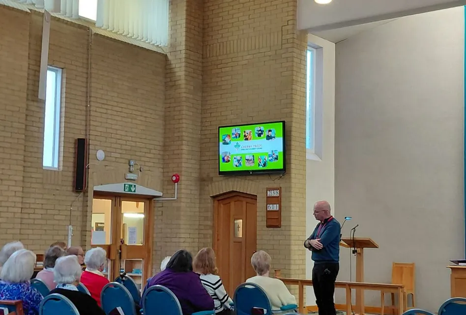 Cherry Trees Talk at Women's Fellowship