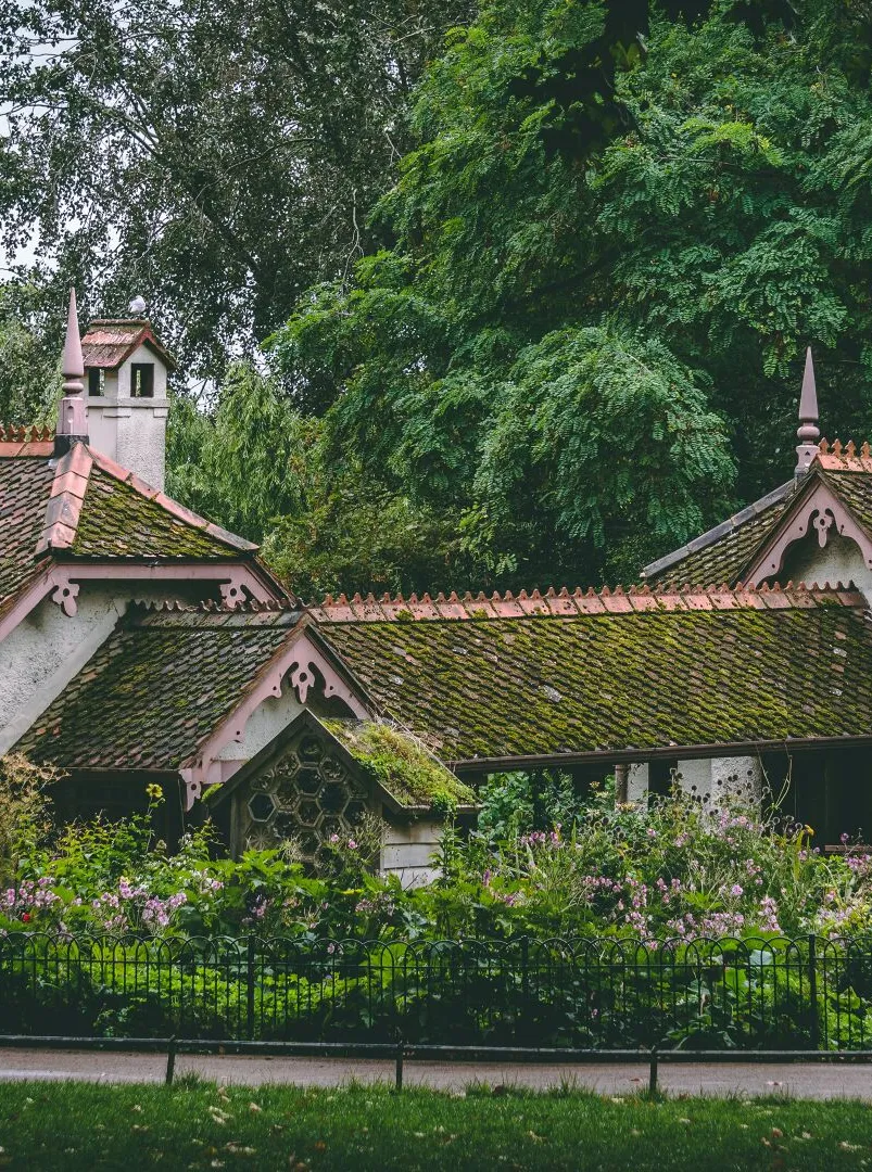 Enchanting Gothic-style bungalow nestled in a