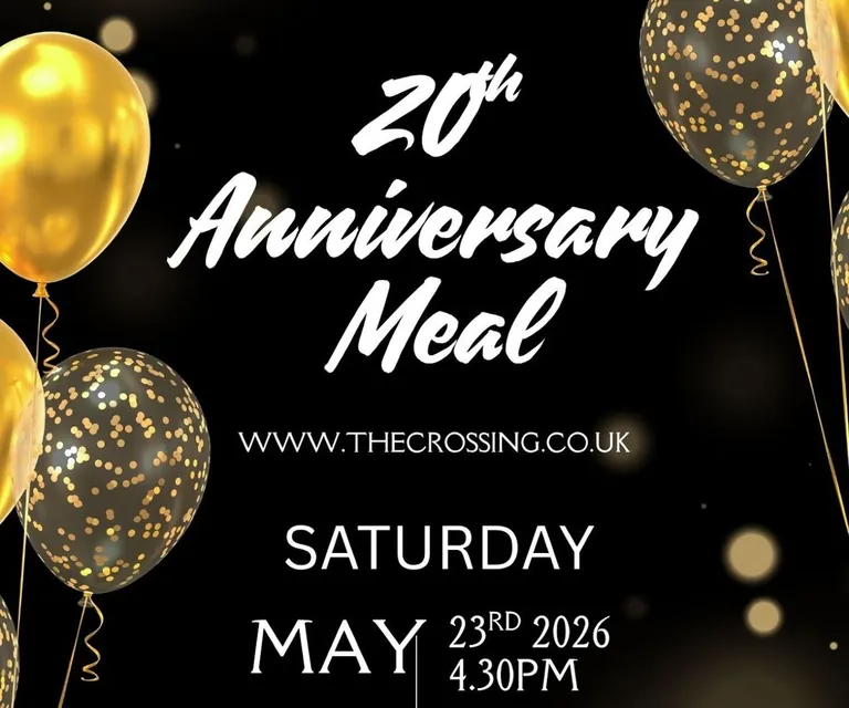 The Crossing 20th Anniversary Meal Invitation