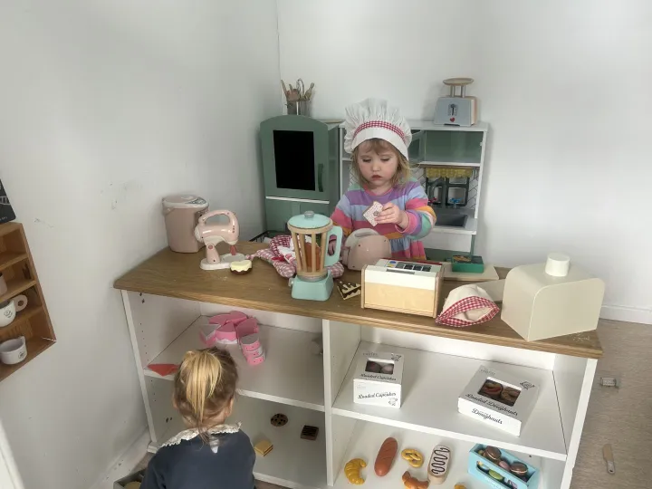 Child Playing in Activity Room