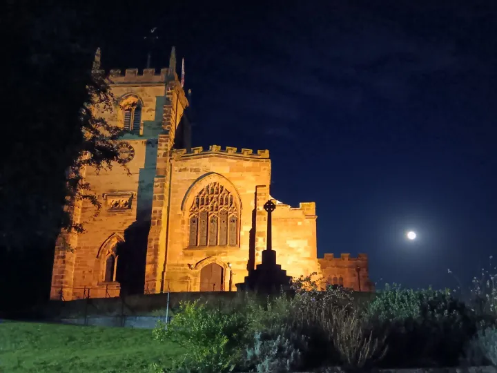 St James Church At Night