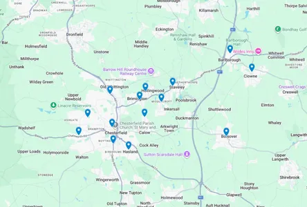 Circuit map of Churches