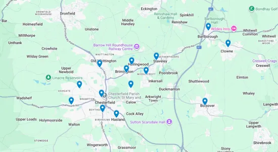Circuit map of Churches