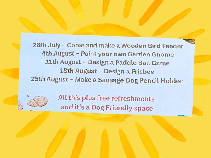 Halton Trinity Summer Holiday At Cafe 150