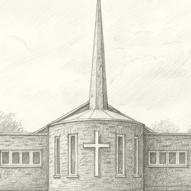 Balsall Common Sketch Image of Church