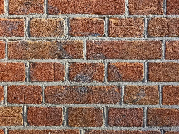 Brick wall, wall, brickwork, masonry, seam