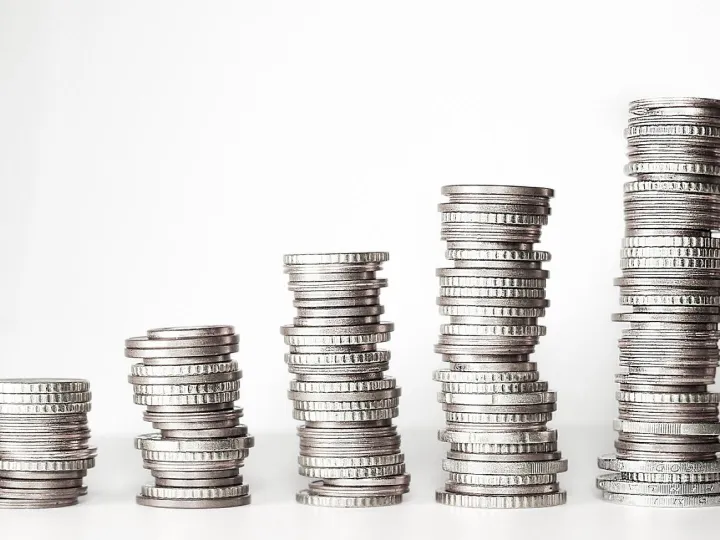 Money, coins, stack, stacked coins, loose change