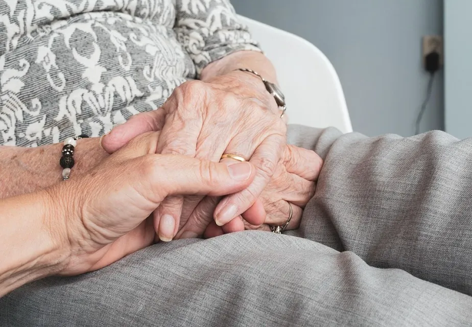 Hands, old, old age, senior citizens, happy