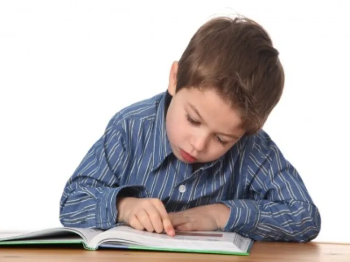 child doing homework