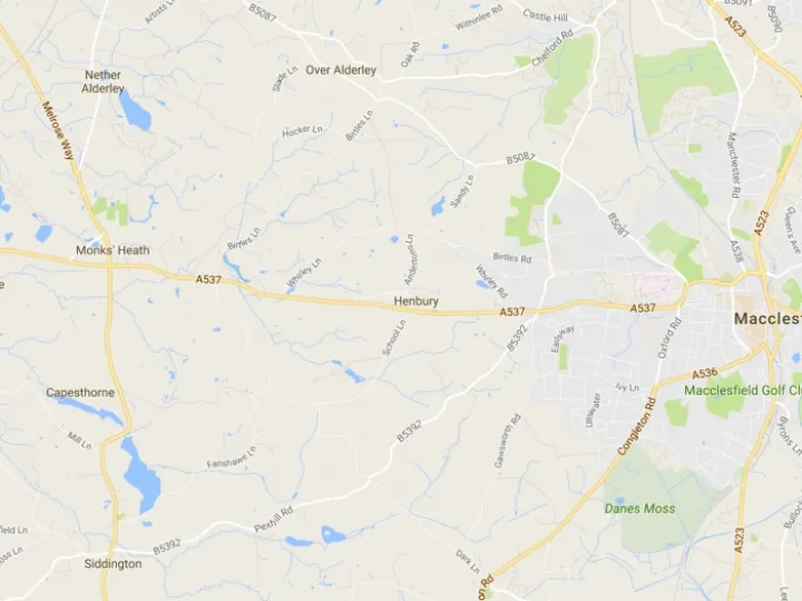 Henbury Map