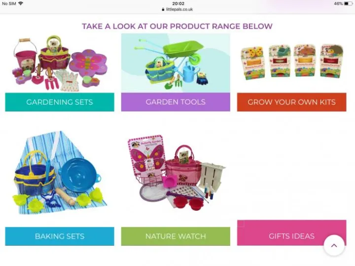 Little Pals webpage