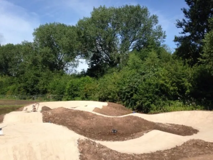 Spennells Park Pump Track rollers