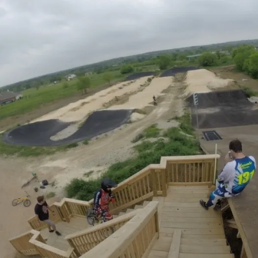 Texas Hilltop Ranch BMX SX track overview