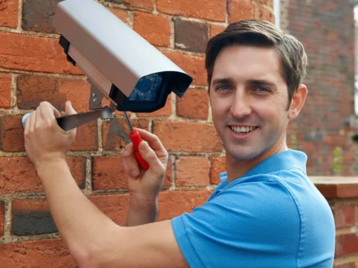 Installing a CCTV camera