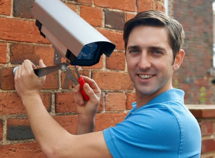 Installing a CCTV camera