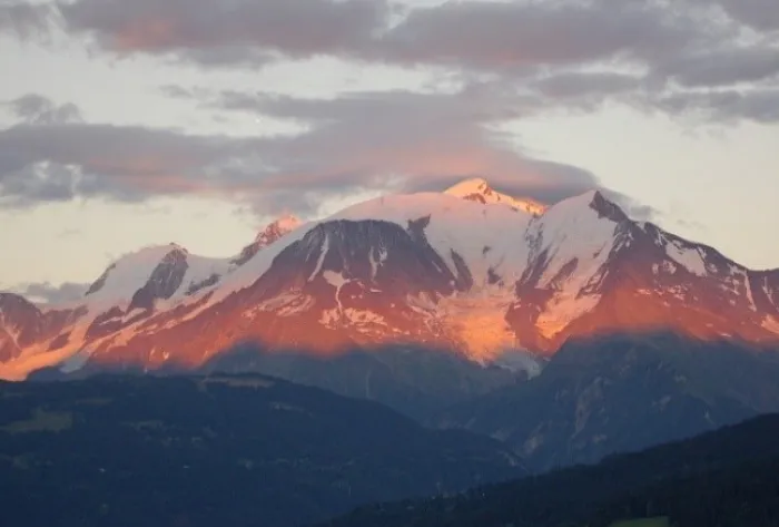 Alps at sunset