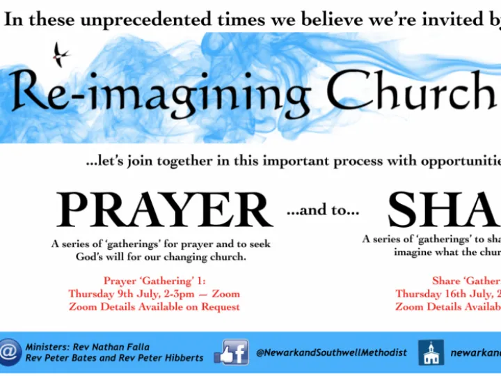 Reimagining Church Flyer &ndash; Without Meeting ID