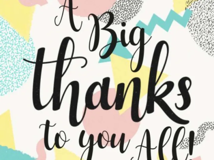A big Thank You