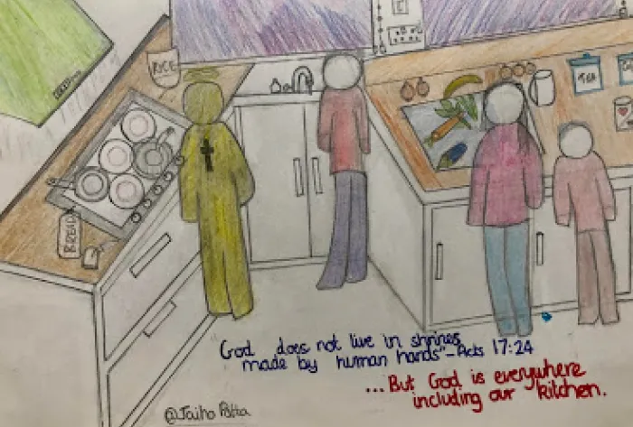 Jesus present at Kitchen