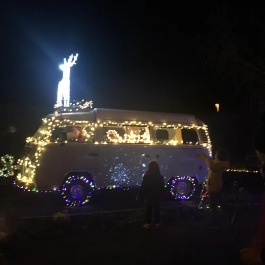 1st place – Santas Campervan at night