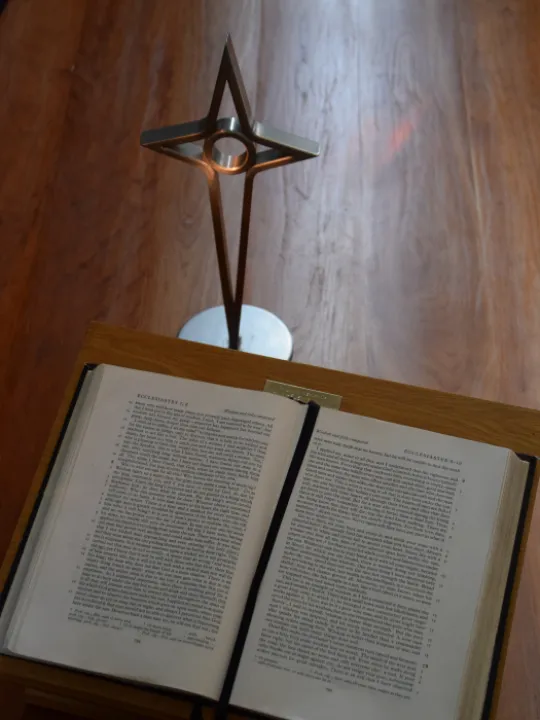 Bible open