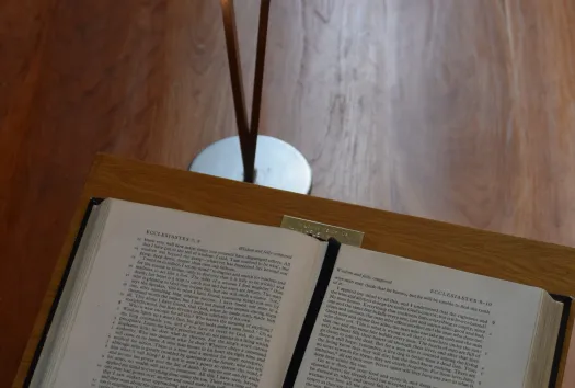 Bible open