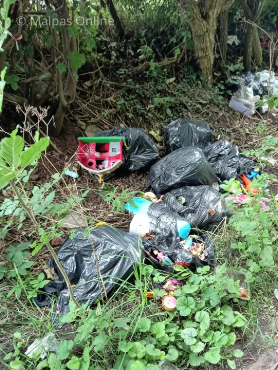 Fly tipping in Thornton le Moors