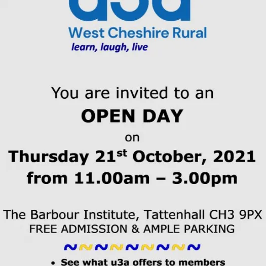 U3A Open day
