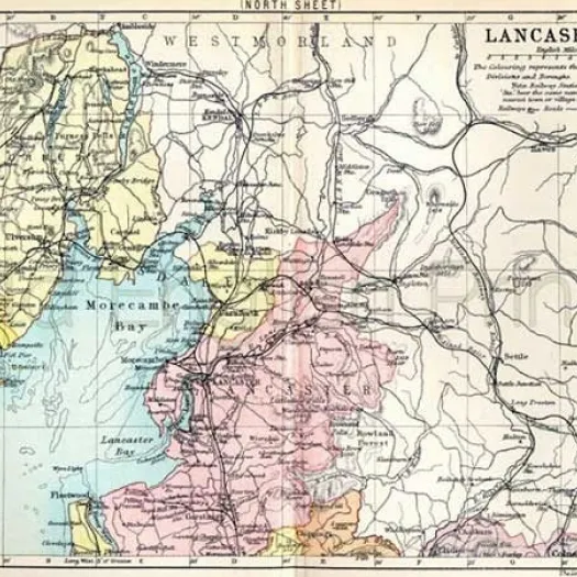 north lancs map