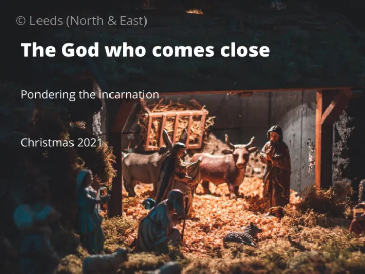 Copy of The God who comes close (Facebook Post)