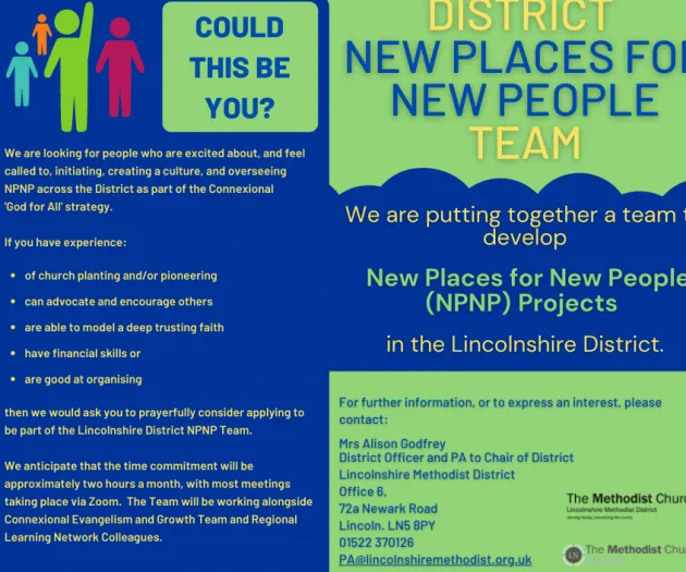 NPNP Team Recruitment flier