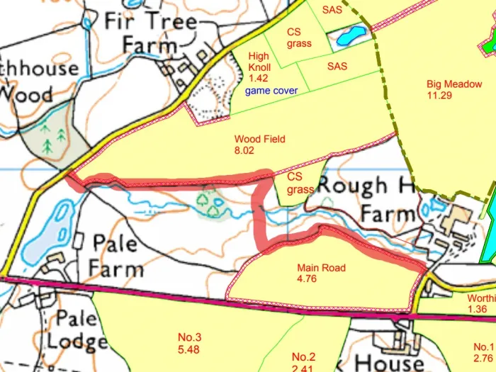 Rough Heys -Whirley La Map