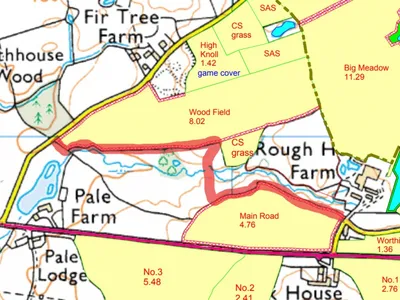Rough Heys -Whirley La Map