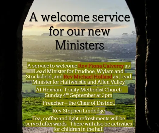 New ministers poster NEW
