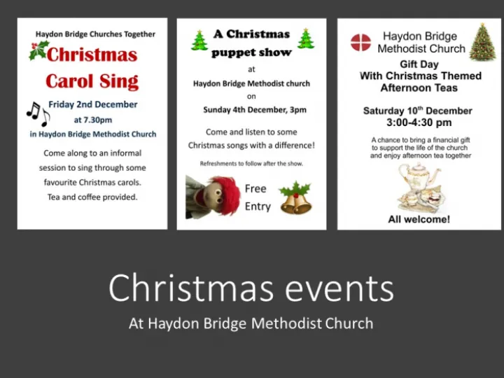 Christmas events at HB 2