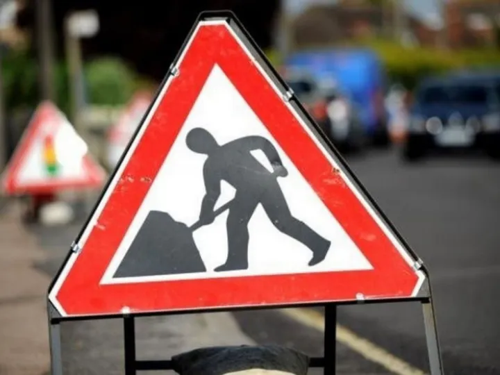Roadworks Sign