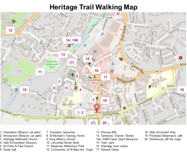Heritage Trail Walking Map