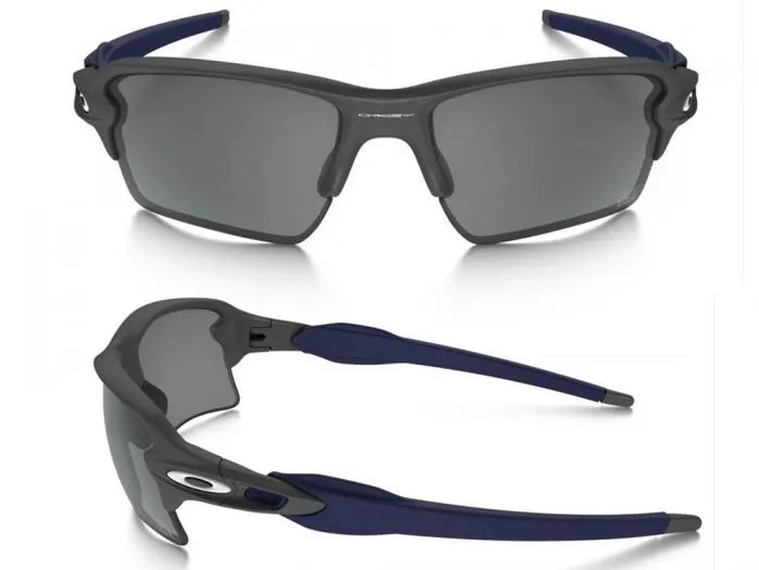 Oakley Flak 2.0 XL US Olympic Edition Matte Grey With Iridium Black Lenses OO9188-18