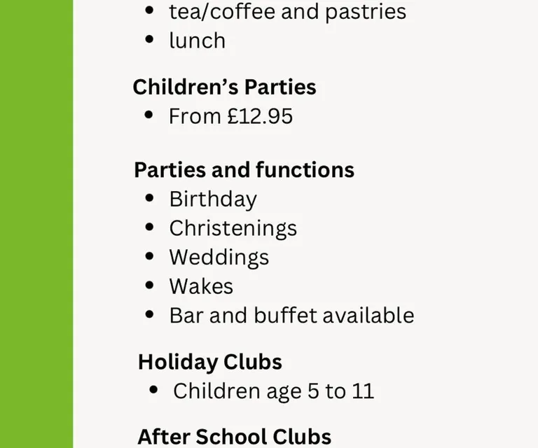 Cafe Opening Times