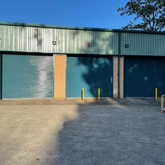 The spray-painted exterior to Fryetts' industrial buildings in Manchester.