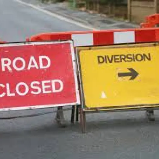 Road Closed Sign