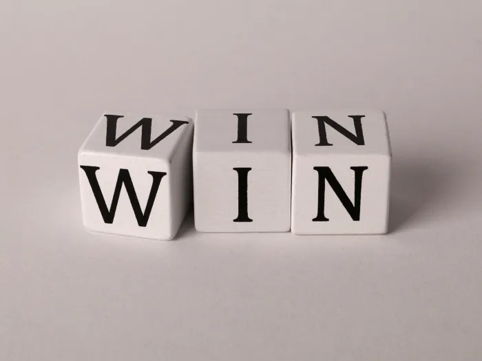 Word Win Made with Dice