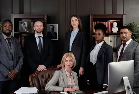 Lawyers Posing for a Photo