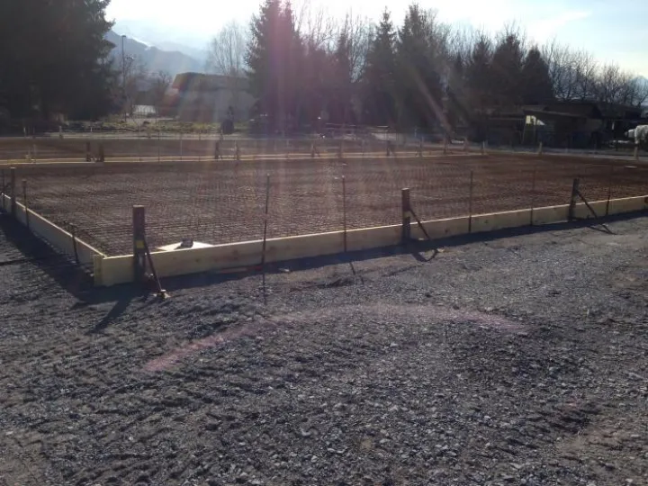 Preparing footings