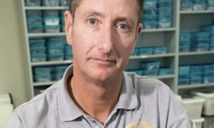 David Bithel chief glasses repair technician
