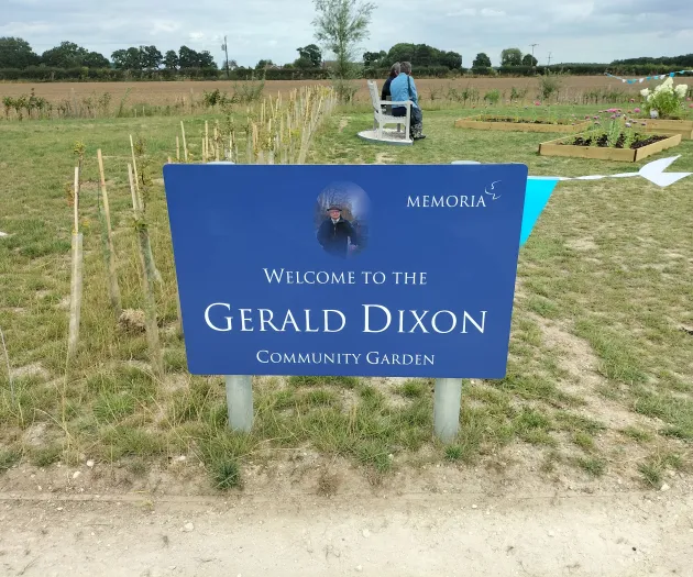 Community Garden Sign