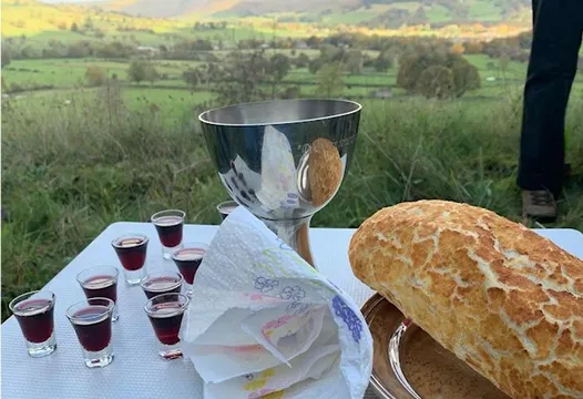 Communion on the hillside