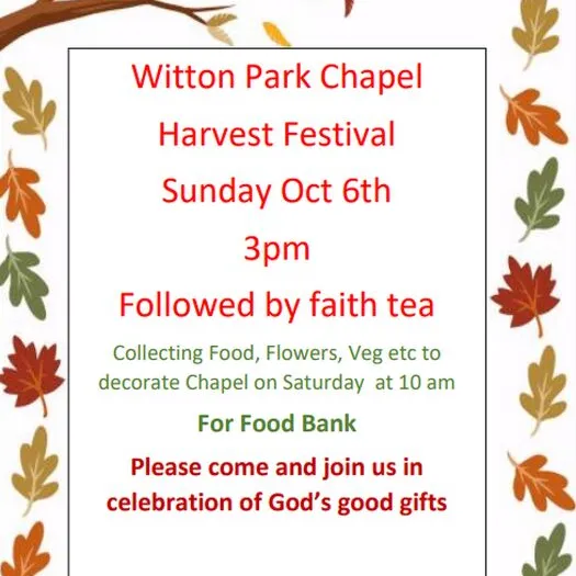 Witton Park Harvest Festival Oct 2024