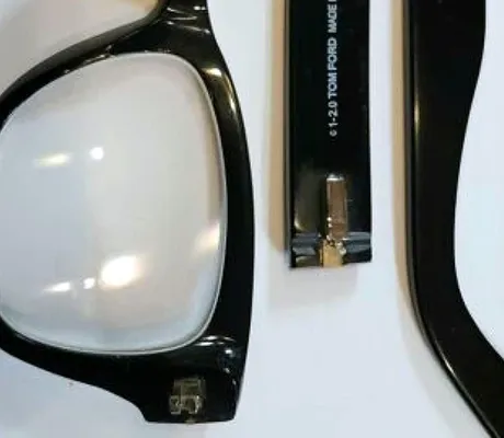 Damaged arms on Tom Ford sunglasses